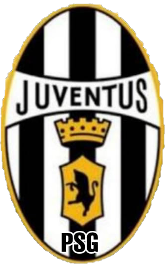 Escudo do Juventus e PSG
